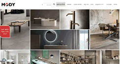 Desktop Screenshot of mody.co.il